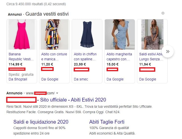 google ads annunci